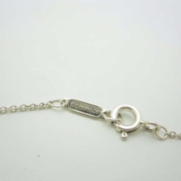LIKE NEW!!!  Authentic Tiffany & Co. Silver Somerset Mesh Knot Necklace… - Picture 3 of 4